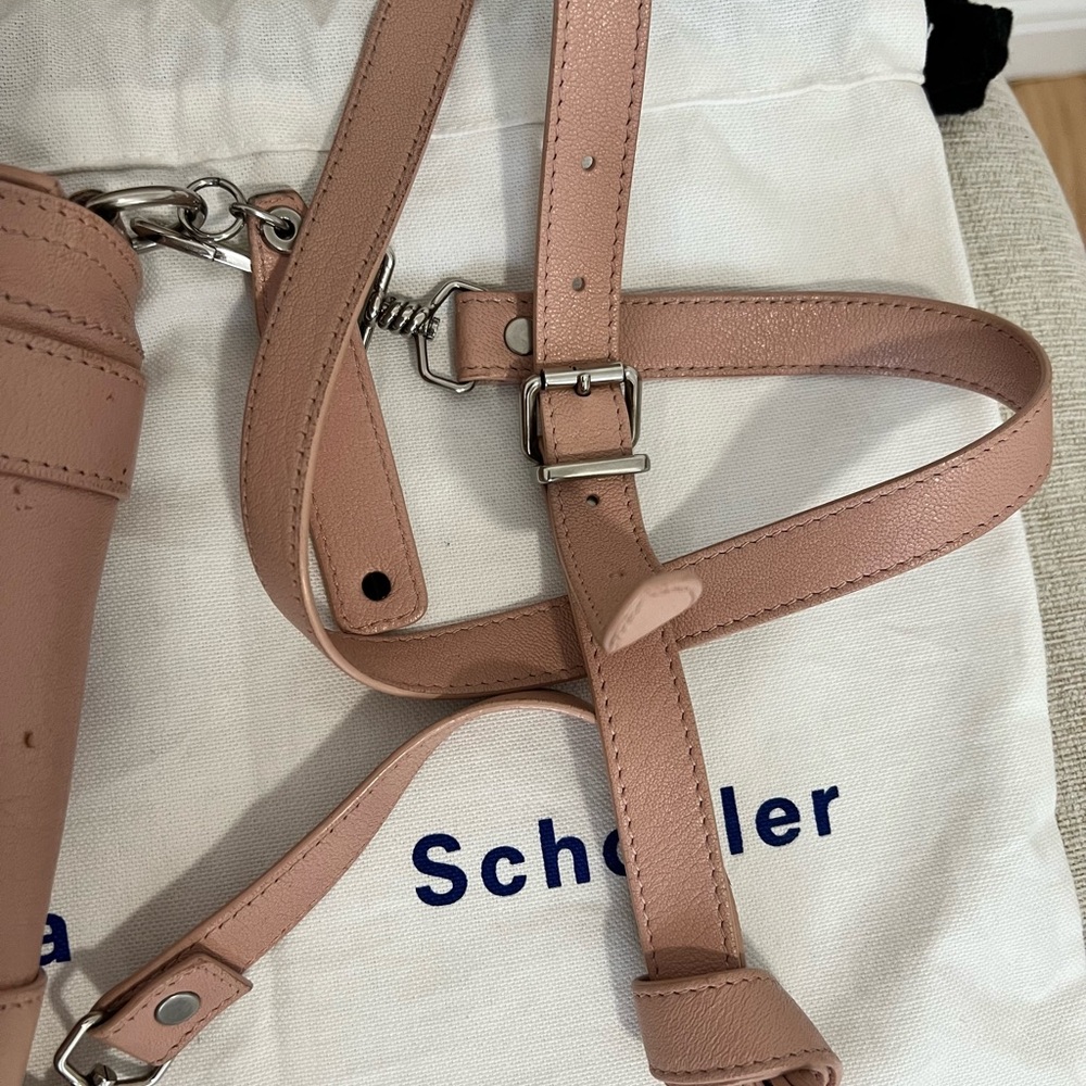 Proenza Schouler PS1 Pink mini crossbody bag with silver hardware - Picture 10 of 12